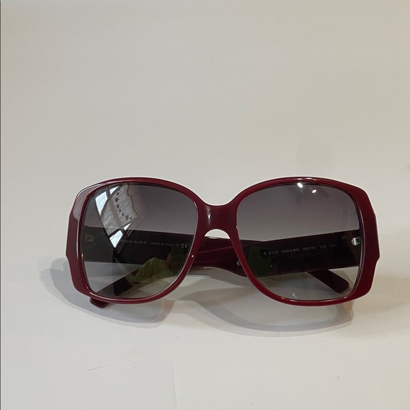 Burberry Burgundy Sunglasses with Stud Accents main image 4
